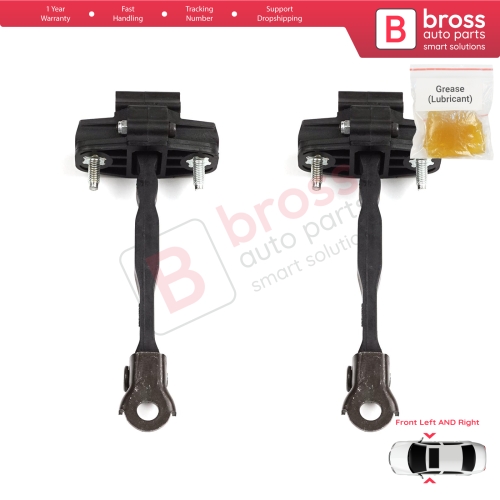 2 Pieces Front Door Hinge Stop Check Strap Limiter for Citroen C3 Aircross MK2 A88 2017-2024 YQ00232780