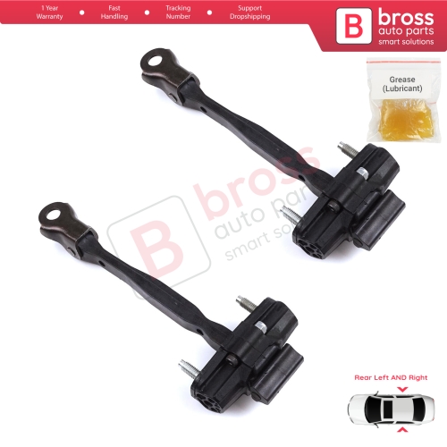 2 Pieces Rear Door Hinge Stop Check Strap Limiter for Citroen C3 Aircross MK2 A88 2017-2024 YQ00232680	