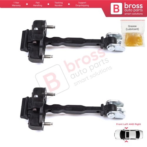 2 Pieces Front Door Hinge Stop Check Strap Limiter for Peugeot 308 MK3 408 Crossover DS4 Opel Astra L 2021-On 5-Door 9830837080