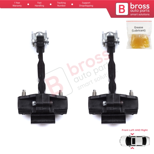 2 Pieces Front Door Hinge Stop Check Strap Limiter for Peugeot 308 MK3 408 Crossover DS4 Opel Astra L 2021-On 5-Door 9830837080