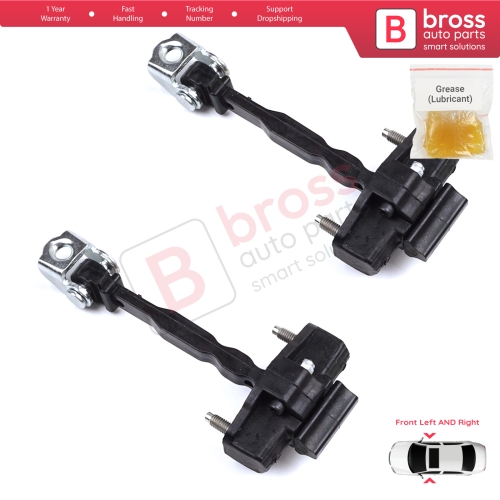2 Pieces Front Door Hinge Stop Check Strap Limiter for Peugeot 308 MK3 408 Crossover DS4 Opel Astra L 2021-On 5-Door 9830837080