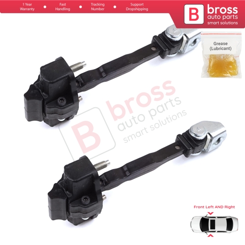 2 Pieces Front Door Hinge Stop Check Strap Limiter for Peugeot 308 MK3 408 Crossover DS4 Opel Astra L 2021-On 5-Door 9830837080