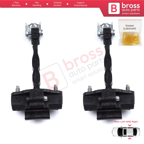 2 Pieces Rear Door Hinge Stop Check Strap Limiter for Peugeot 308 MK3 408 Crossover DS4 Opel Astra L 2021-On 5-Door 9830834180