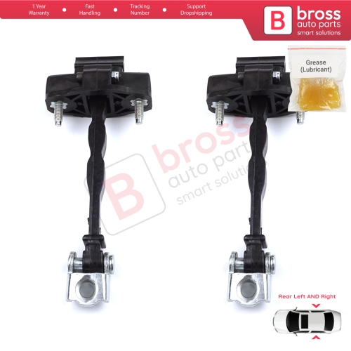 2 Pieces Rear Door Hinge Stop Check Strap Limiter for Peugeot 308 MK3 408 Crossover DS4 Opel Astra L 2021-On 5-Door 9830834180