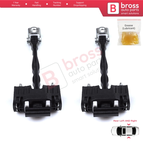 2 Pieces Rear Door Hinge Stop Check Strap Limiter for Peugeot 508 508L MK2 R83 2018-On 4/5 Door 9816673280