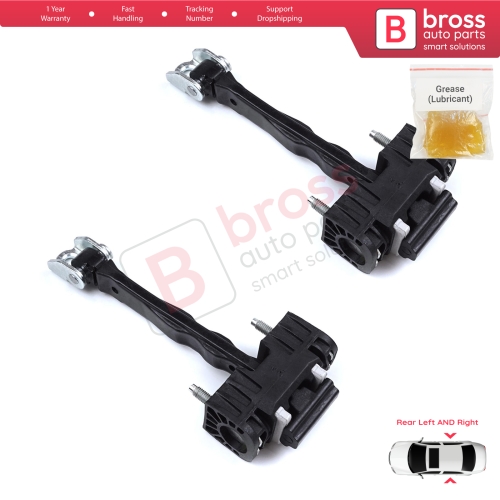 2 Pieces Rear Door Hinge Stop Check Strap Limiter for Peugeot 508 508L MK2 R83 2018-On 4/5 Door 9816673280