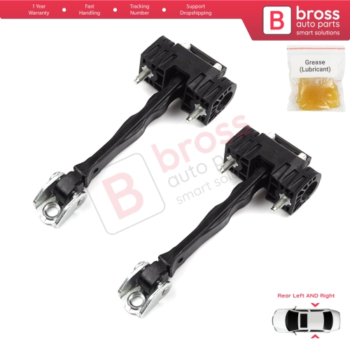 2 Pieces Rear Door Hinge Stop Check Strap Limiter for Peugeot 508 508L MK2 R83 2018-On 4/5 Door 9816673280