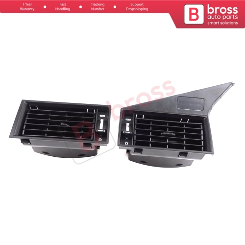 LHD Side Pane Defrosting Nozzle Instrument Panel Lateral Left Right for Mercedes W201 190 190 E 190 D 1982-1993 A2018301154 A2018301254