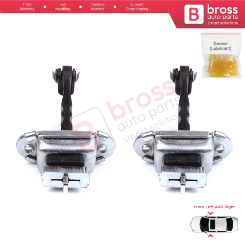 2 Pieces Front Door Hinge Stop Check Strap Limiter for Citroen C1 Peugeot 108 Toyota Aygo MK2 2014-On 5-Door B000873180