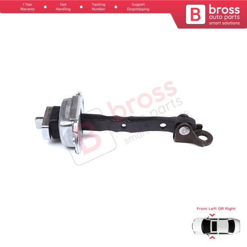 Front Door Hinge Stop Check Strap Limiter for Citroen C1 Peugeot 108 Toyota Aygo MK2 2014-On 5-Door B000873180