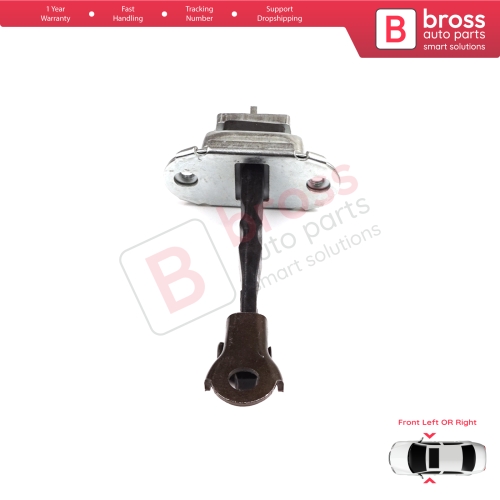 Front Door Hinge Stop Check Strap Limiter for Citroen C1 Peugeot 108 Toyota Aygo MK2 2014-On 5-Door B000873180