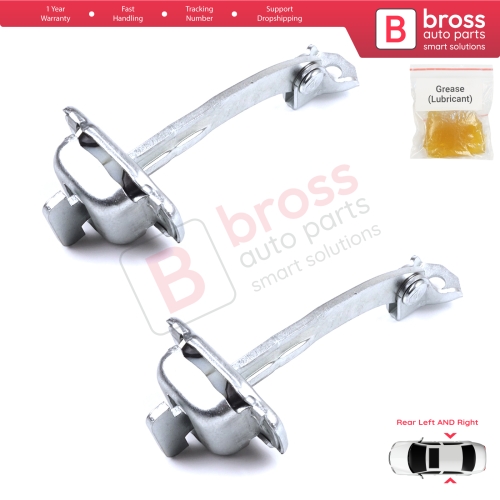 2 Pieces Rear Door Hinge Stop Check Strap Limiter for Citroen C1 Peugeot 107 Toyota Aygo 2005-2014 5-Door HB 9181J6