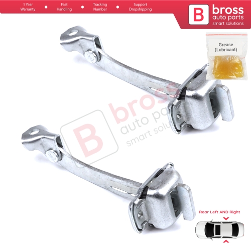 2 Pieces Rear Door Hinge Stop Check Strap Limiter for Citroen C1 Peugeot 107 Toyota Aygo 2005-2014 5-Door HB 9181J6