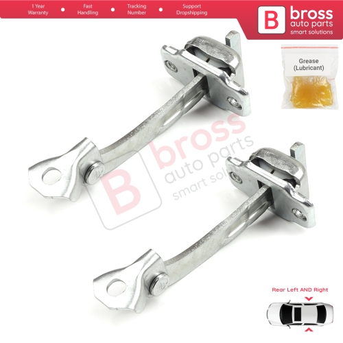 2 Pieces Rear Door Hinge Stop Check Strap Limiter for Citroen C1 Peugeot 107 Toyota Aygo 2005-2014 5-Door HB 9181J6
