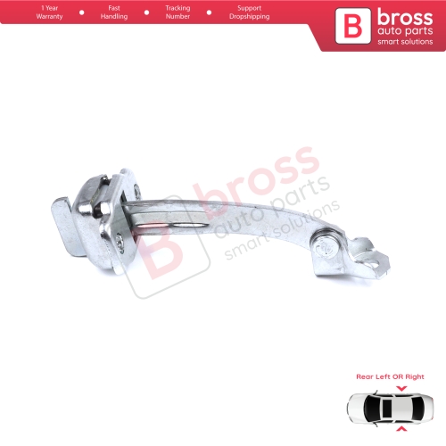 Rear Door Hinge Stop Check Strap Limiter for Citroen C1 Peugeot 107 Toyota Aygo 2005-2014 5-Door HB 9181J6