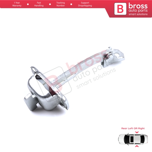 Rear Door Hinge Stop Check Strap Limiter for Citroen C1 Peugeot 107 Toyota Aygo 2005-2014 5-Door HB 9181J6