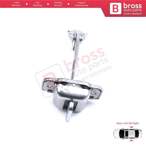 Rear Door Hinge Stop Check Strap Limiter for Citroen C1 Peugeot 107 Toyota Aygo 2005-2014 5-Door HB 9181J6