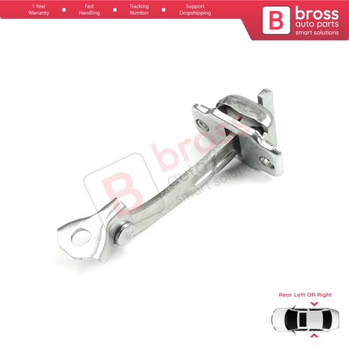 Rear Door Hinge Stop Check Strap Limiter for Citroen C1 Peugeot 107 Toyota Aygo 2005-2014 5-Door HB 9181J6