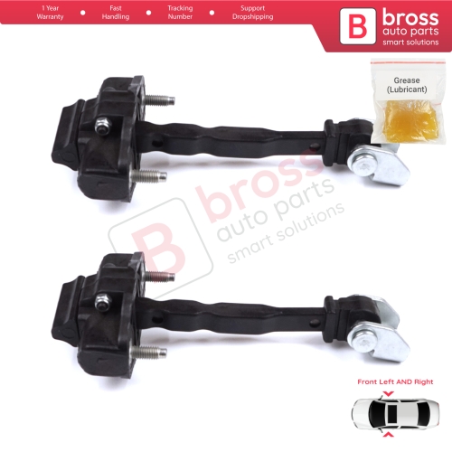 2 Pieces Front Door Hinge Stop Check Strap Limiter for Citroen C4 e-C4 C4X e-C4X MK3 2020-On 9831783580