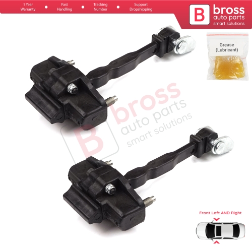 2 Pieces Front Door Hinge Stop Check Strap Limiter for Citroen C4 e-C4 C4X e-C4X MK3 2020-On 9831783580