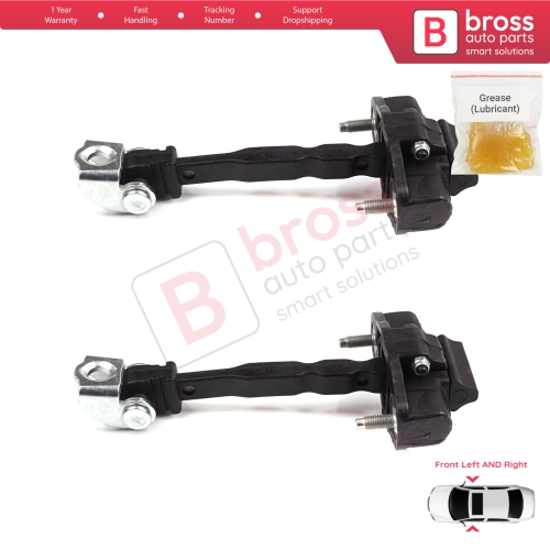 2 Pieces Front Door Hinge Stop Check Strap Limiter for Citroen C4 e-C4 C4X e-C4X MK3 2020-On 9831783580