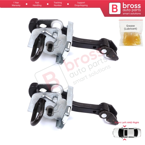 2 Pieces Front Door Hinge Brake Stop Check Strap Limiter 51218160959 for BMW 3 E46 Saloon Estate