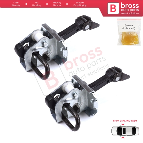 2 Pieces Front Door Hinge Brake Stop Check Strap Limiter 51218160959 for BMW 3 E46 Saloon Estate