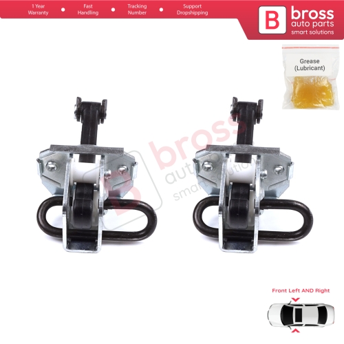 2 Pieces Front Door Hinge Brake Stop Check Strap Limiter 51218160959 for BMW 3 E46 Saloon Estate