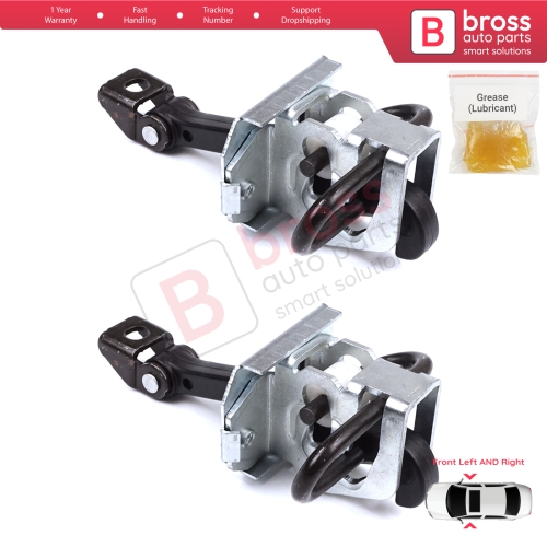 2 Pieces Front Door Hinge Brake Stop Check Strap Limiter 51218160959 for BMW 3 E46 Saloon Estate
