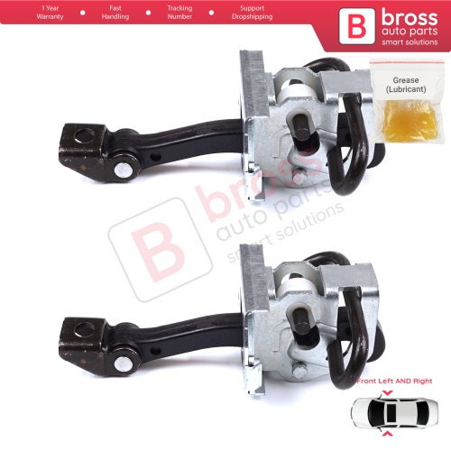 2 Pieces Front Door Hinge Brake Stop Check Strap Limiter 51218160959 for BMW 3 E46 Saloon Estate