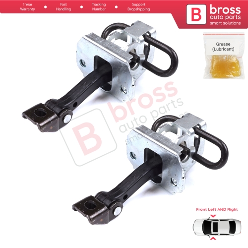 2 Pieces Front Door Hinge Brake Stop Check Strap Limiter 51218160959 for BMW 3 E46 Saloon Estate