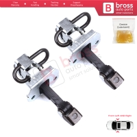 2 Pieces Door Hinge Brake Stop Check Strap Limiter for BMW 3 E46 Coupe Convertible 2000-2006 Pre-Facelift 51218204173