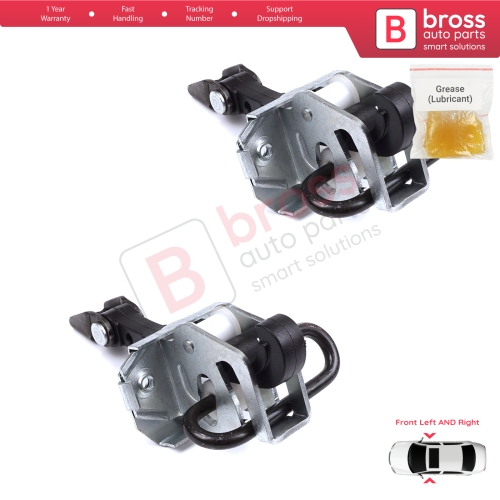 2 Pieces Door Hinge Brake Stop Check Strap Limiter for BMW 3 E46 Coupe Convertible 2000-2006 Pre-Facelift 51218204173