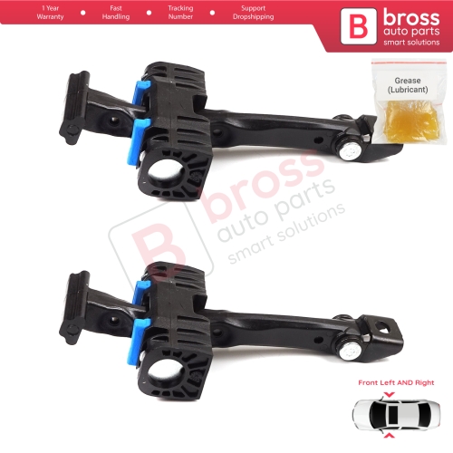 2 Pieces Front Door Hinge Brake Stop Check Strap Limiter for Mini Cooper MK1 MK2 R50 R52 R53 R55 R56 R57 R58 R59 2003-2015 51217176811