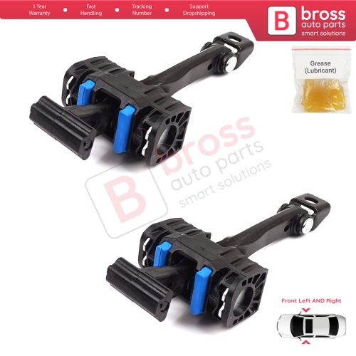 2 Pieces Front Door Hinge Brake Stop Check Strap Limiter for Mini Cooper MK1 MK2 R50 R52 R53 R55 R56 R57 R58 R59 2003-2015 51217176811