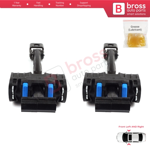 2 Pieces Front Door Hinge Brake Stop Check Strap Limiter for Mini Cooper MK1 MK2 R50 R52 R53 R55 R56 R57 R58 R59 2003-2015 51217176811
