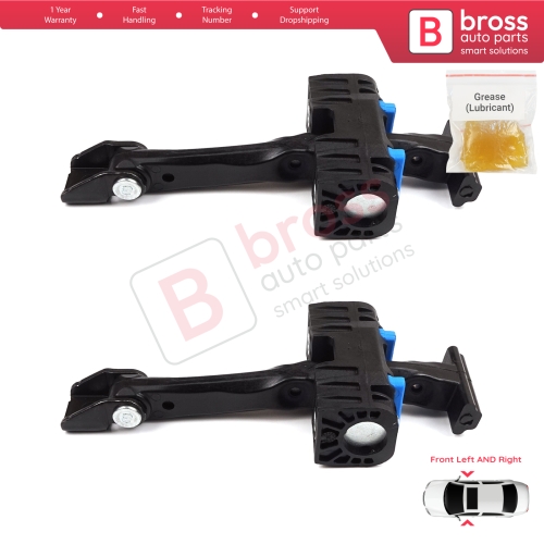 2 Pieces Front Door Hinge Brake Stop Check Strap Limiter for Mini Cooper MK1 MK2 R50 R52 R53 R55 R56 R57 R58 R59 2003-2015 51217176811