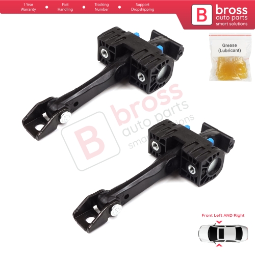 2 Pieces Front Door Hinge Brake Stop Check Strap Limiter for Mini Cooper MK1 MK2 R50 R52 R53 R55 R56 R57 R58 R59 2003-2015 51217176811