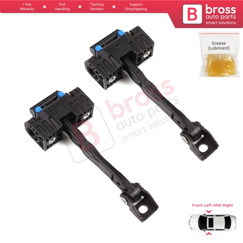 2 Pieces Door Hinge Brake Stop Check Strap Limiter for Mini Cooper MK3 F56 F57 2013-2024 3-Door Hatchback Convertible 51217297261