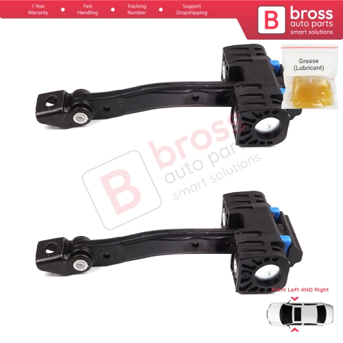 2 Pieces Door Hinge Brake Stop Check Strap Limiter for Mini Cooper MK3 F56 F57 2013-2024 3-Door Hatchback Convertible 51217297261