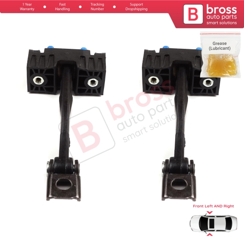 2 Pieces Door Hinge Brake Stop Check Strap Limiter for Mini Cooper MK3 F56 F57 2013-2024 3-Door Hatchback Convertible 51217297261