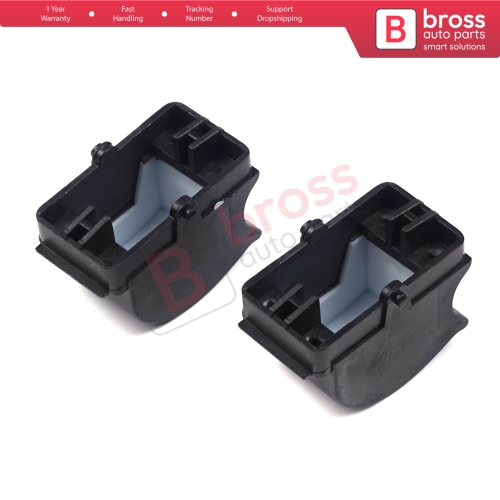 2 Pieces Window Switch Repair Button Cover 735417033 for Fiat Citroen Peugeot