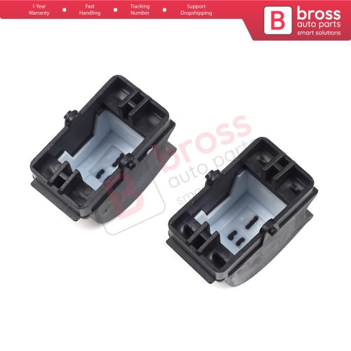 2 Pieces Window Switch Repair Button Cover 735417033 for Fiat Citroen Peugeot