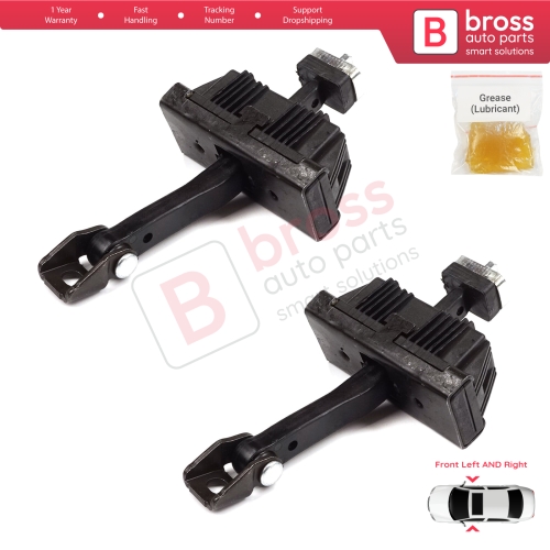 2 Pieces Door Hinge Brake Stop Check Strap Limiter for BMW 3 Series E46 Compact E46/5 2001-2005 3-Door 51218265545	