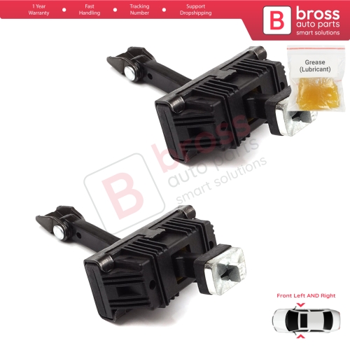 2 Pieces Door Hinge Brake Stop Check Strap Limiter for BMW 3 Series E46 Compact E46/5 2001-2005 3-Door 51218265545	