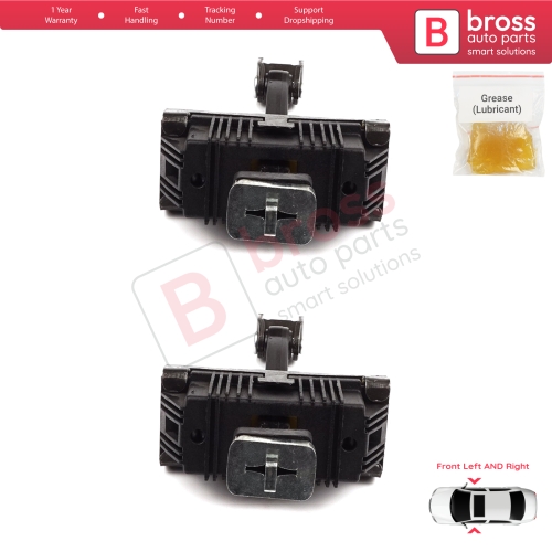 2 Pieces Door Hinge Brake Stop Check Strap Limiter for BMW 3 Series E46 Compact E46/5 2001-2005 3-Door 51218265545	