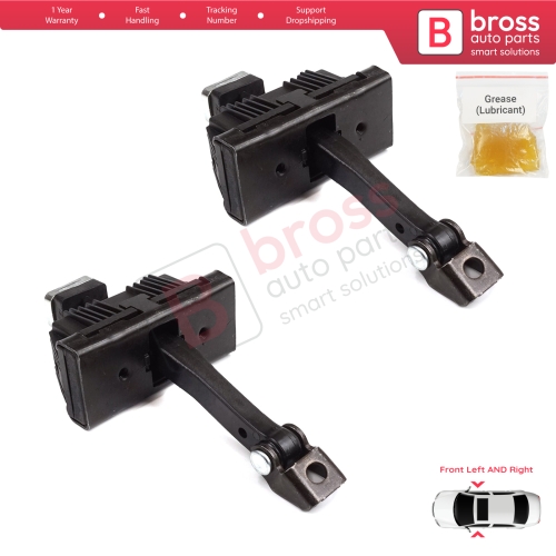 2 Pieces Door Hinge Brake Stop Check Strap Limiter for BMW 3 Series E46 Compact E46/5 2001-2005 3-Door 51218265545	