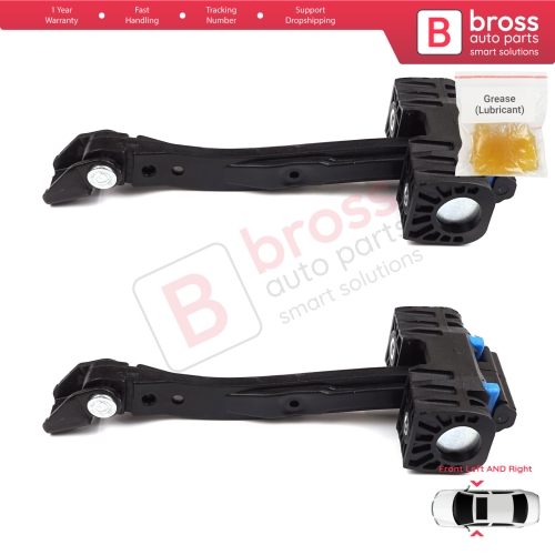 2 Pieces Front Door Hinge Brake Stop Check Strap Limiter for VW Golf MK7 5G 2012-2020 4/5 Door Alltrack Sportsvan Variant e-Golf 5G0837249A