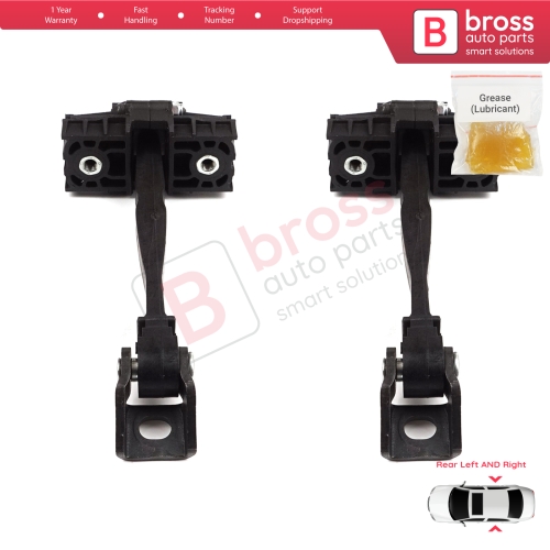 2 Pieces Rear Door Hinge Brake Stop Check Strap Limiter for VW Golf MK7 5G 2012-2020 4/5 Door Alltrack Sportsvan Variant e-Golf 5G4839249A