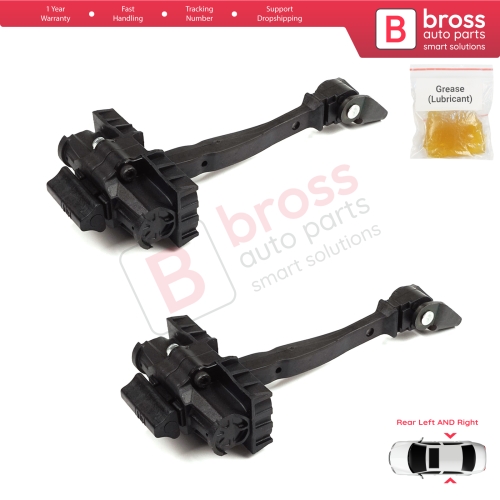 2 Pieces Rear Door Hinge Brake Stop Check Strap Limiter for VW Golf MK7 5G 2012-2020 4/5 Door Alltrack Sportsvan Variant e-Golf 5G4839249A